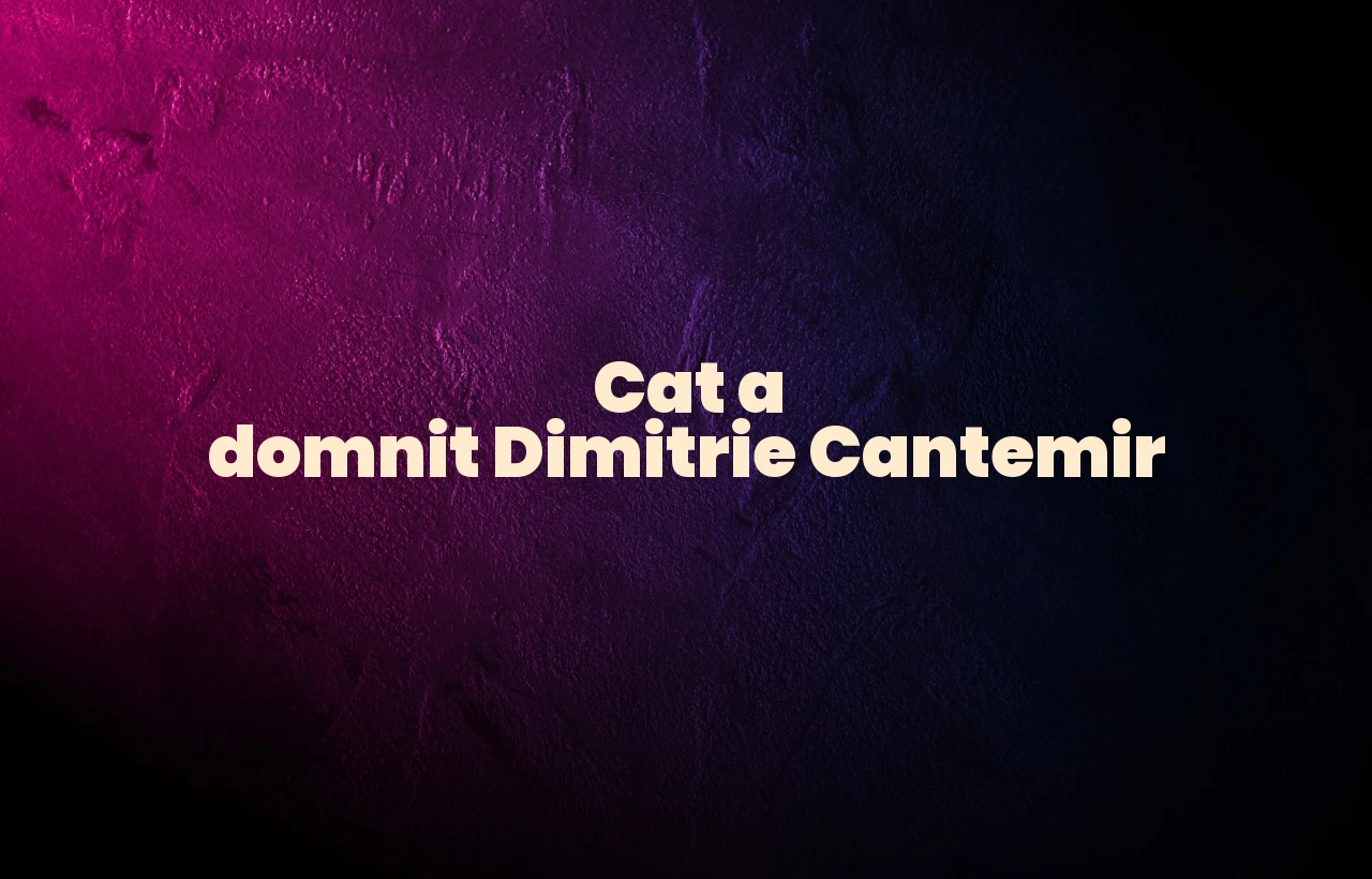 cat a domnit dimitrie cantemir