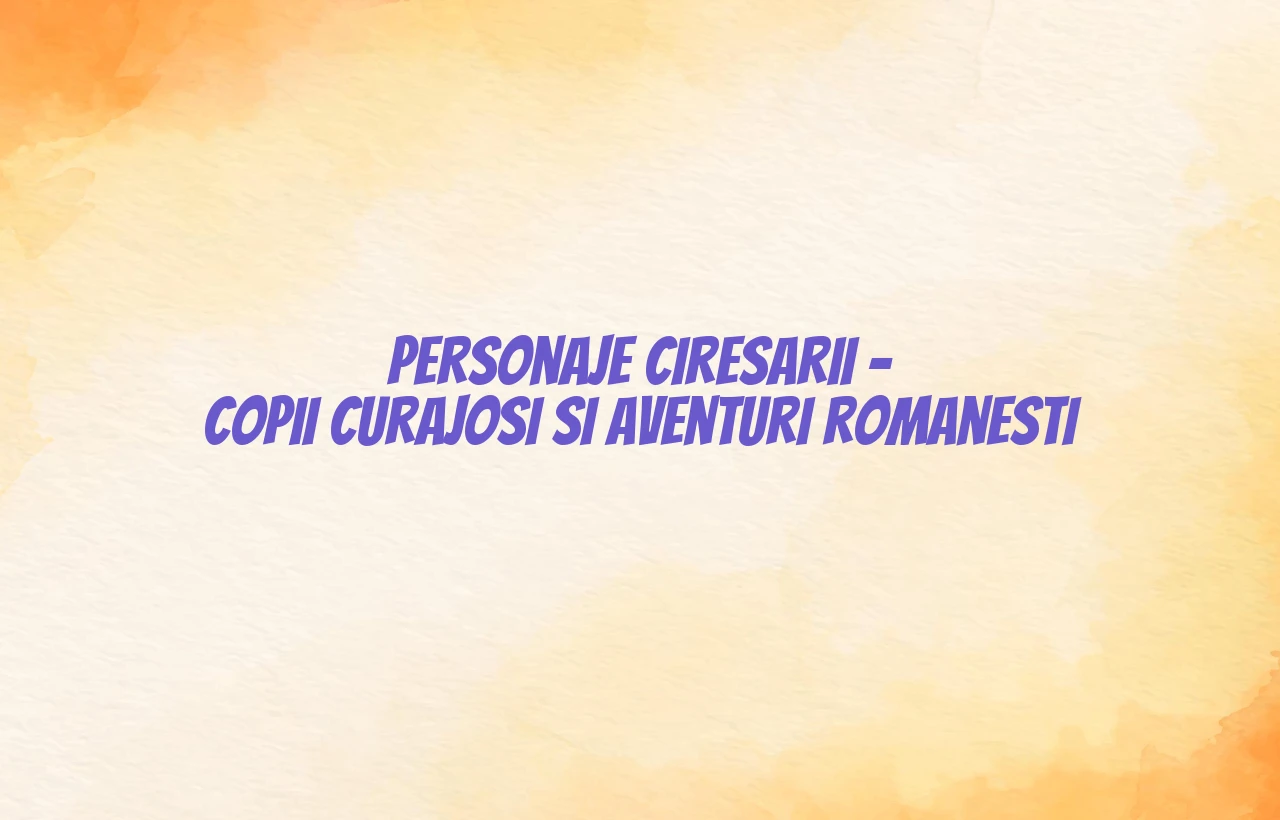 personaje ciresarii