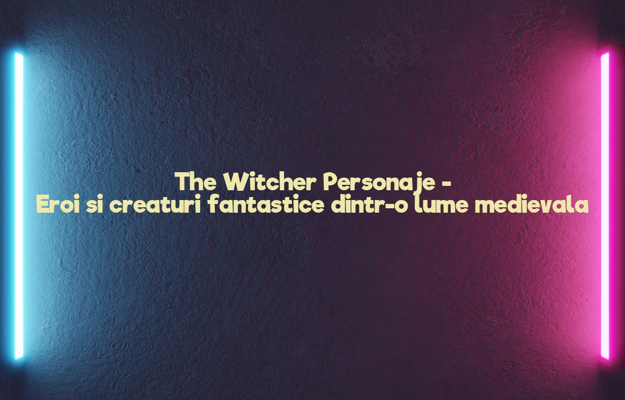 the witcher personaje