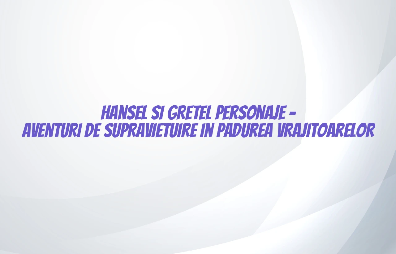 hansel si gretel personaje