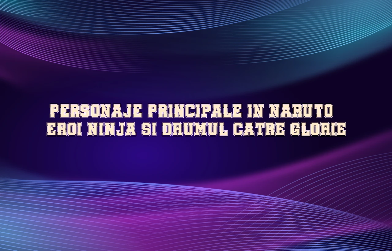personaje principale in naruto